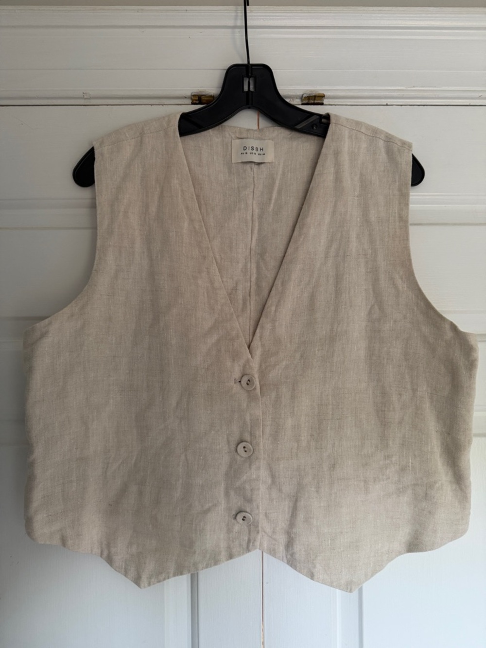 DISSH Banks Linen Vest Size 12